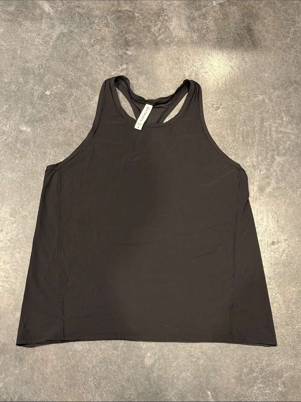 Athleta ultimate train Black Racerback Athletic Tank workout
